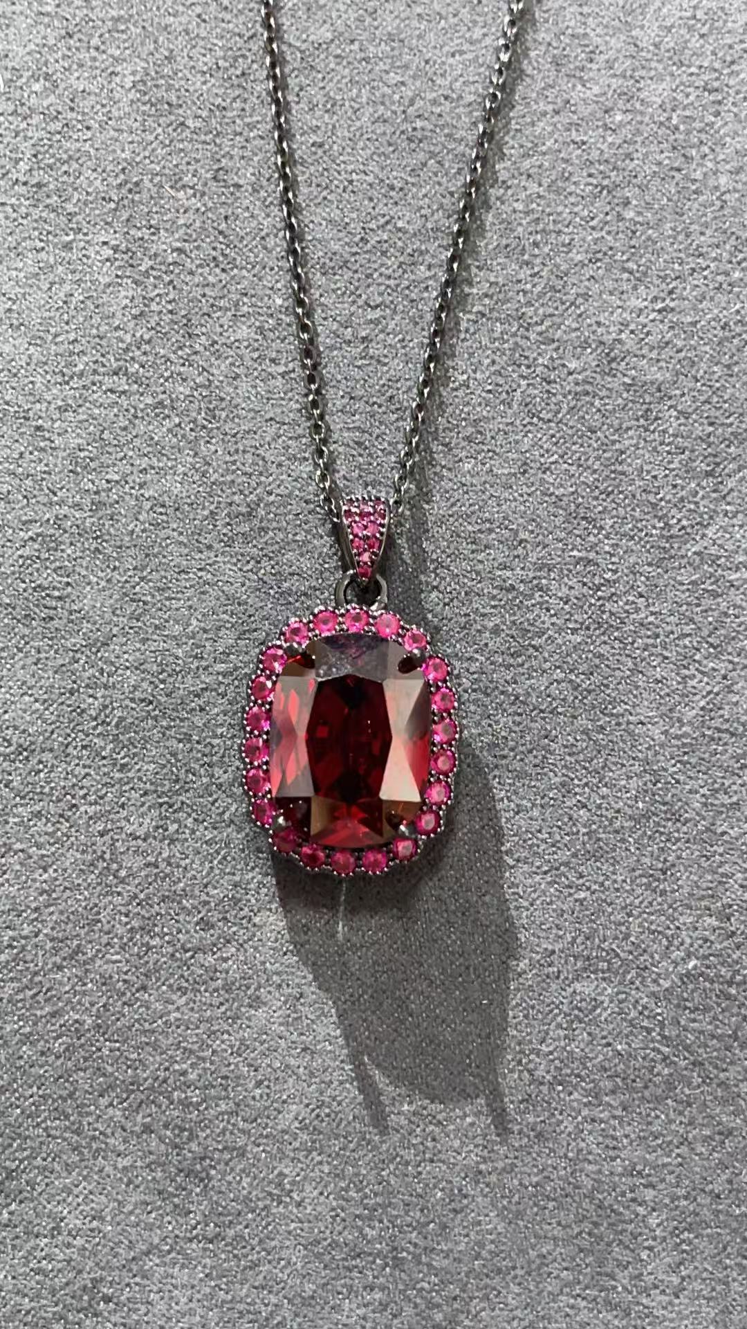 吊坠 吊坠 福玺甄选红圆红吊坠7607