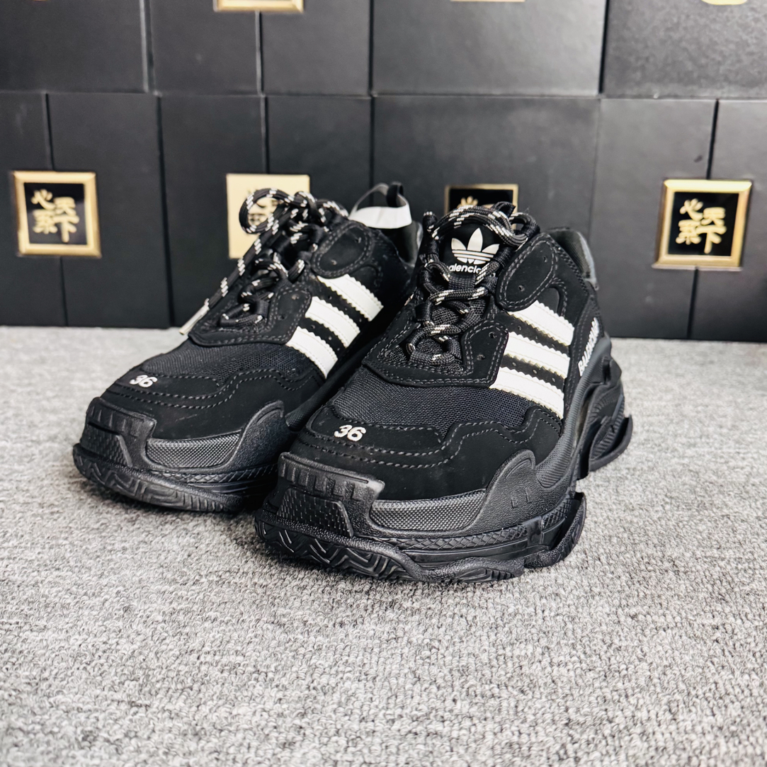 95新 Balenciaga/巴黎世家 tripleS三叶草联名老爹鞋36码ysc4239