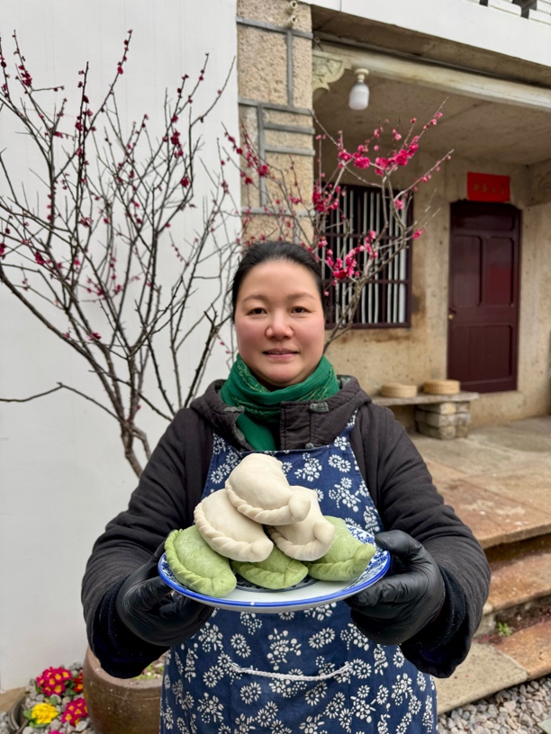 台州童巴巴特色青团月亮包包子 130克/个