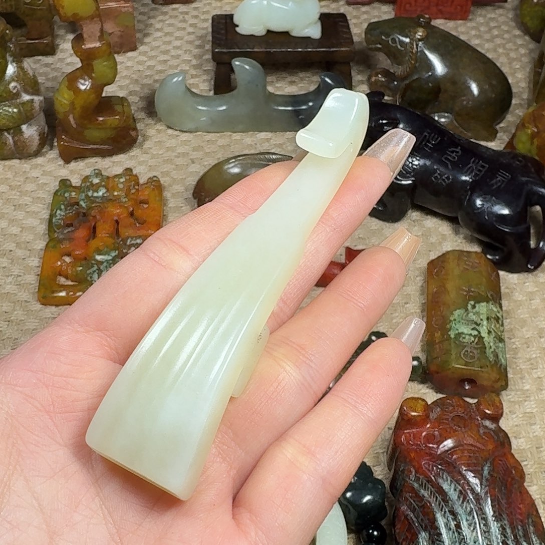 白玉菩提吊坠挂件