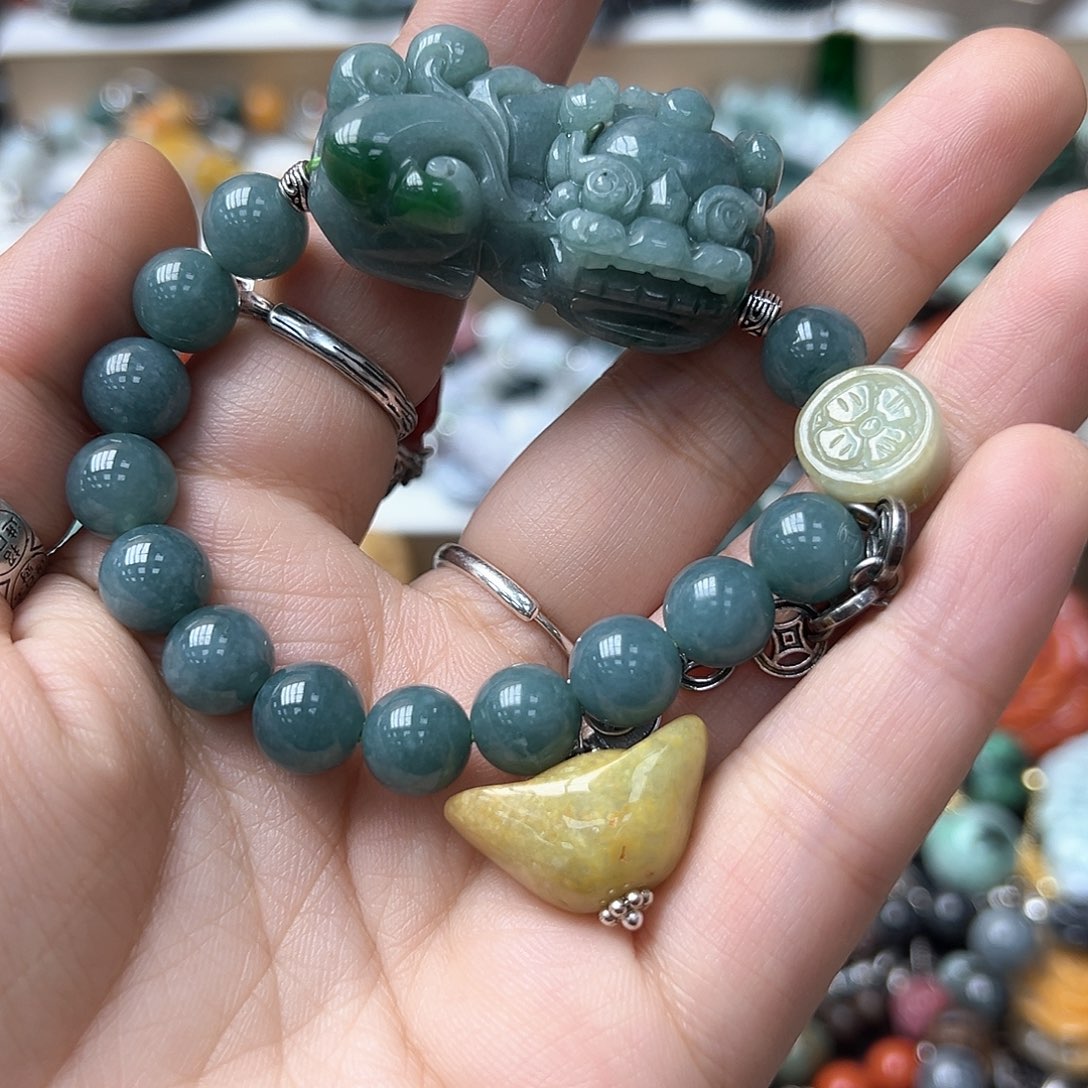 翡翠戒指未镶嵌娜**^