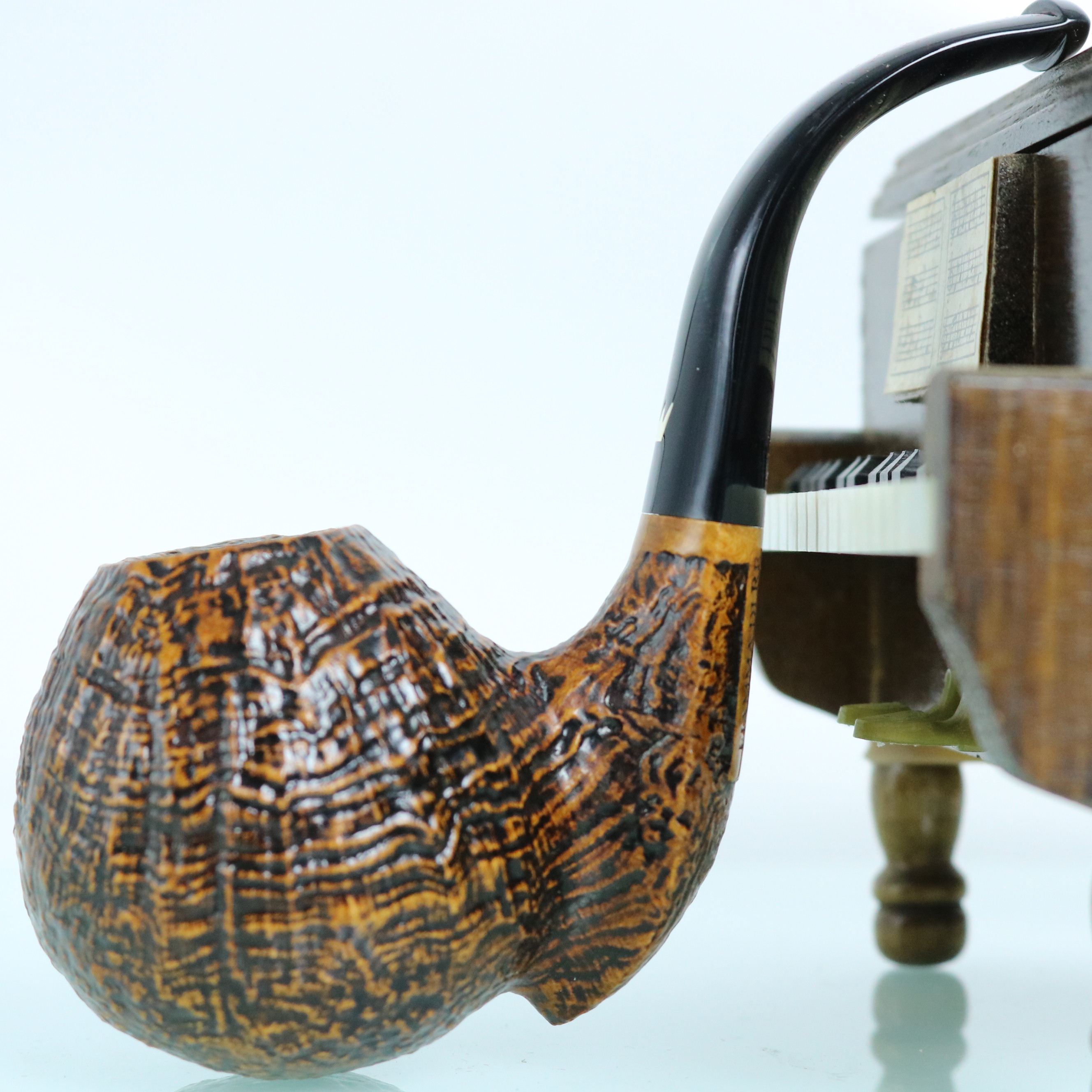 意大利火焰王Fiamma河豚大弯手工石楠木烟斗
