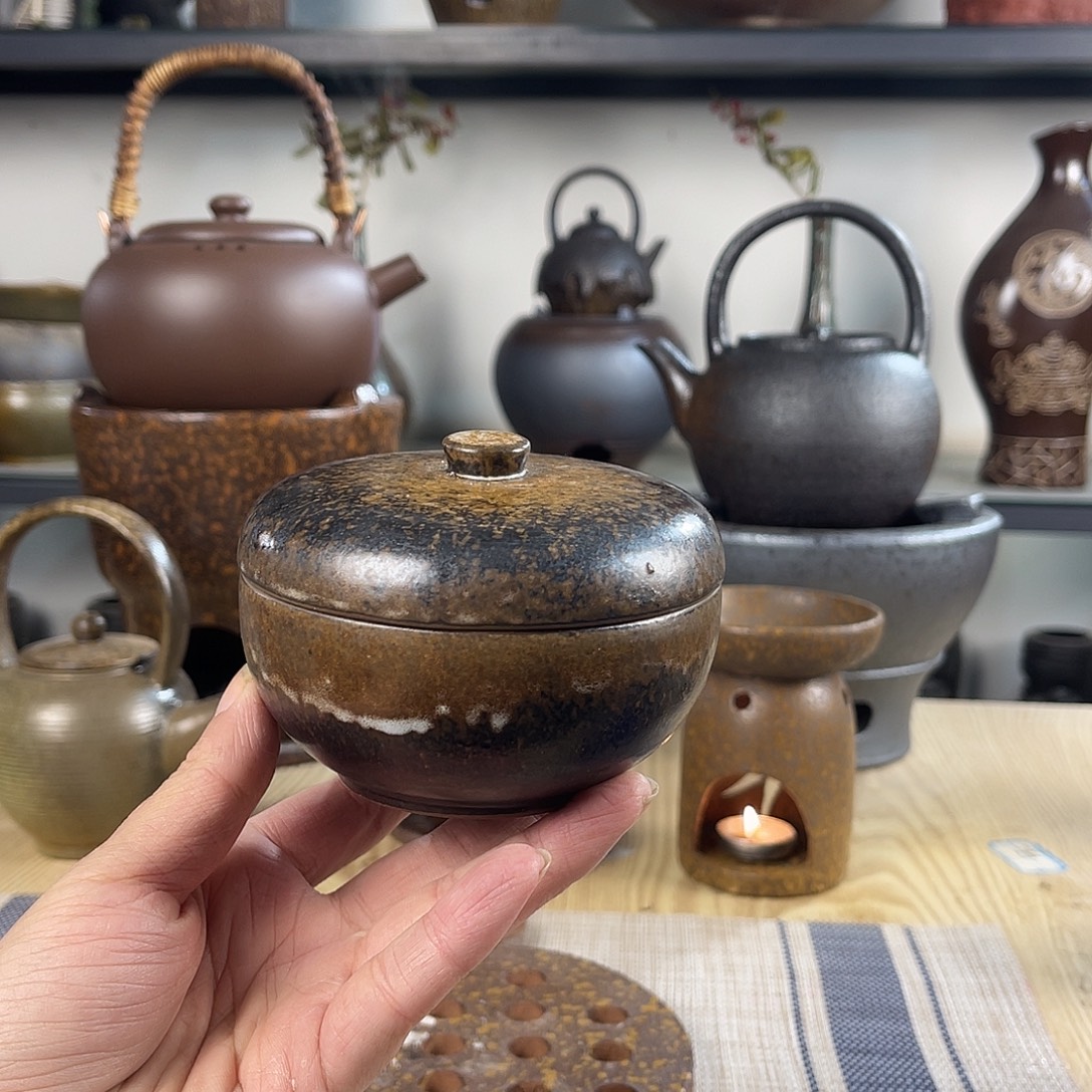 紫砂粗陶实用砂锅