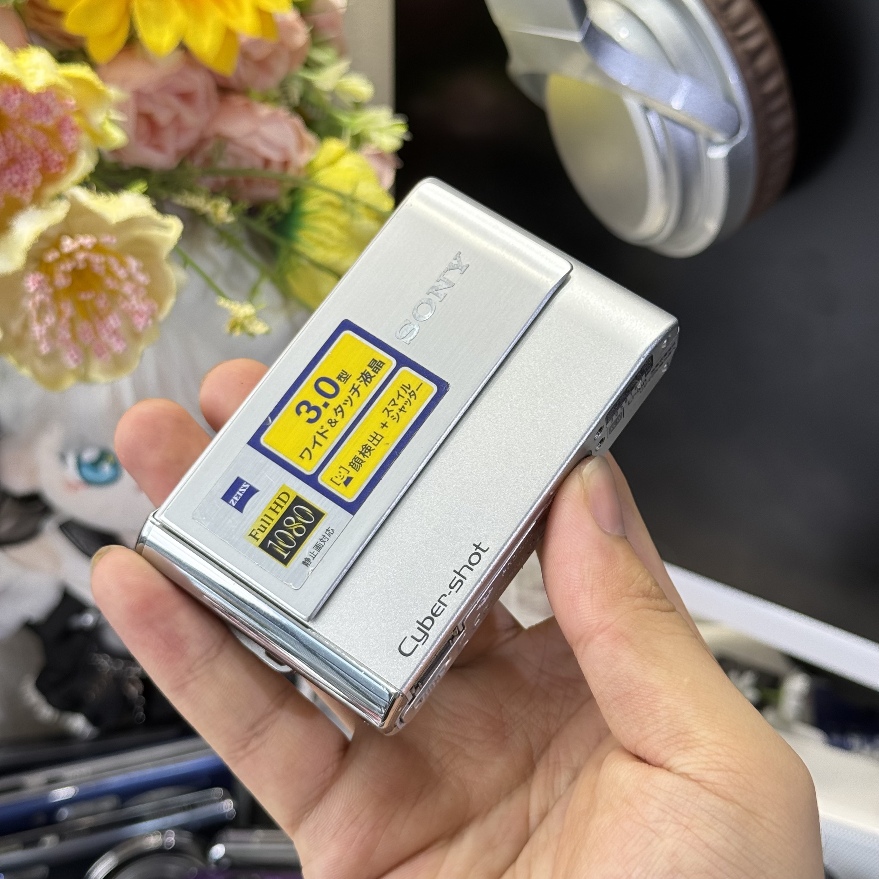 9新 Sony/索尼 索尼t70银色色彩感好滤镜多适合新手带配件