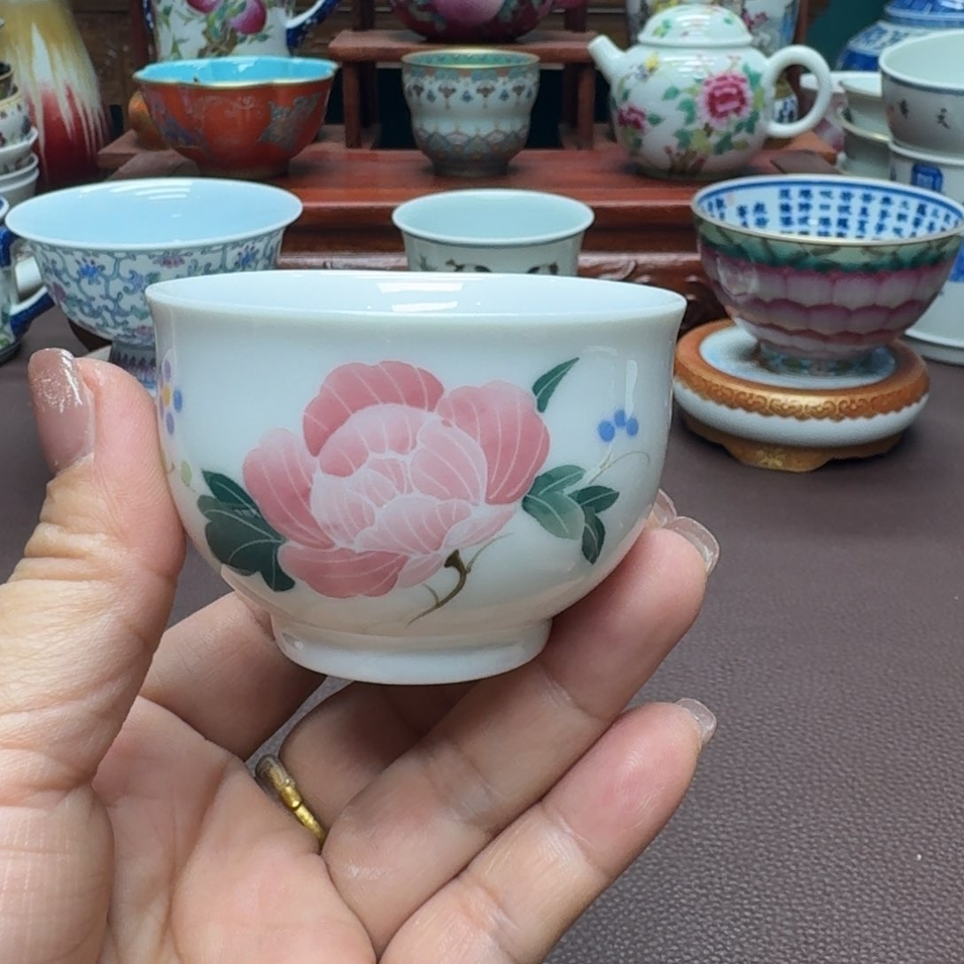 瓷片景德镇仿古手工制作精品展示