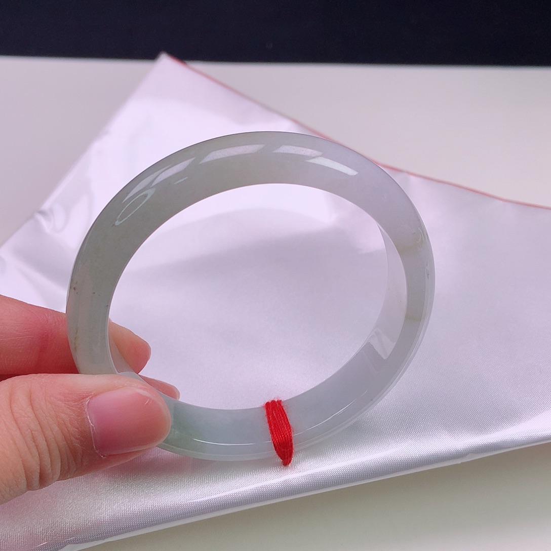 翡翠手镯未镶嵌58正圈