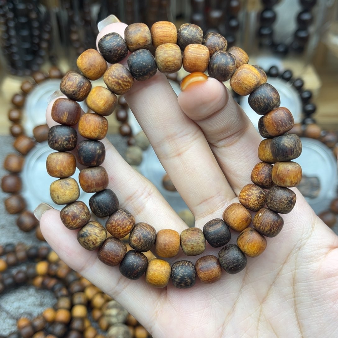 珑***贡木印尼8/9 双圈多宝粗抛