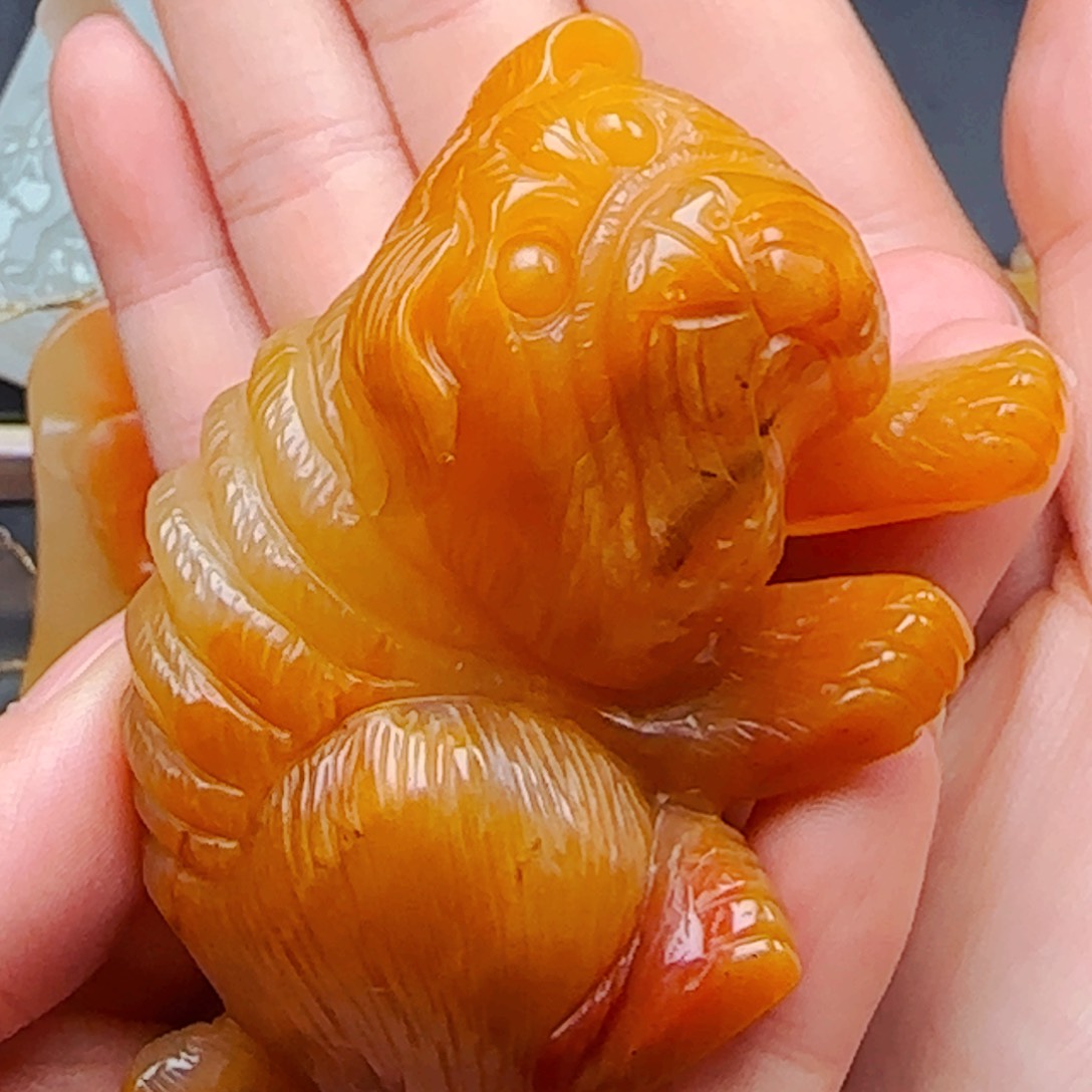 石英质玉（黄龙玉）1未镶嵌