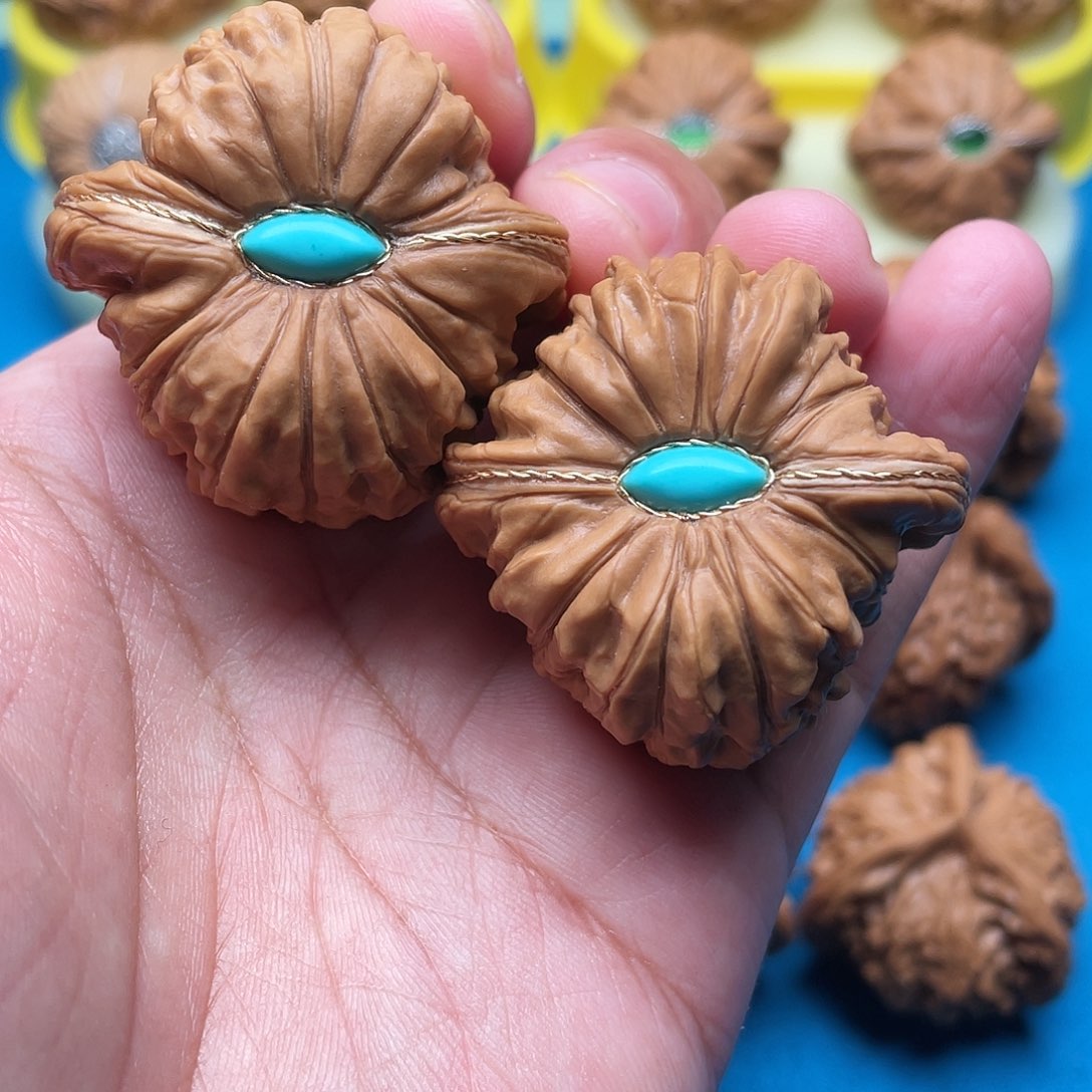 文玩核桃把件南瓜楼40