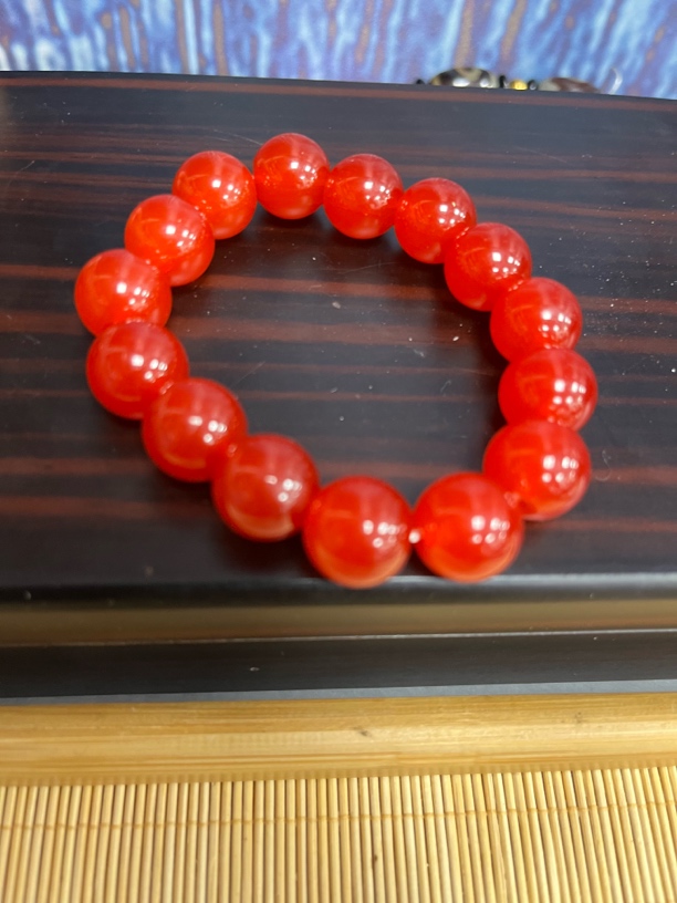 天然玉石红景天玛瑙手串A--K14