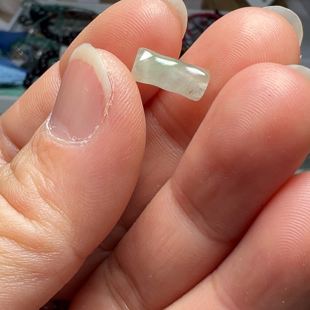 小****翡翠未镶嵌颈饰通孔竹节一个80块