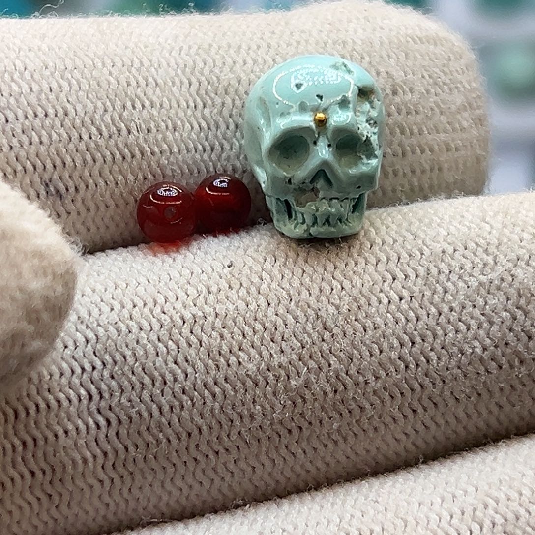 知***黑南红玛瑙未镶嵌配饰