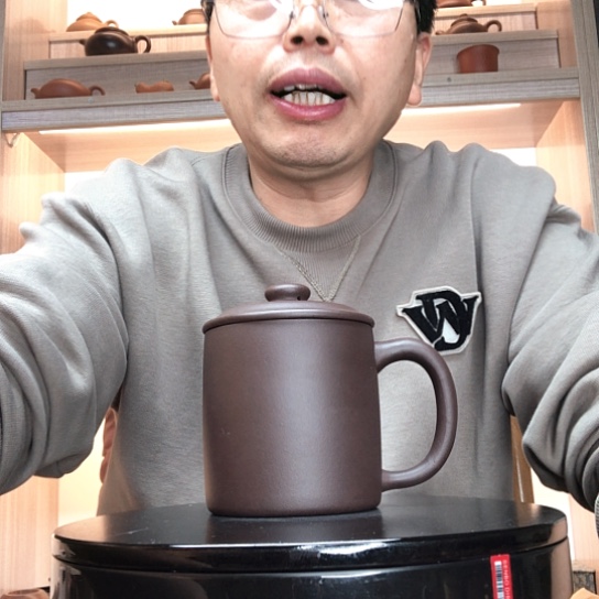 茶杯紫泥老料杯容量550