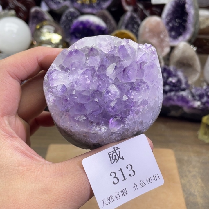 水晶未镶嵌珠宝半成品