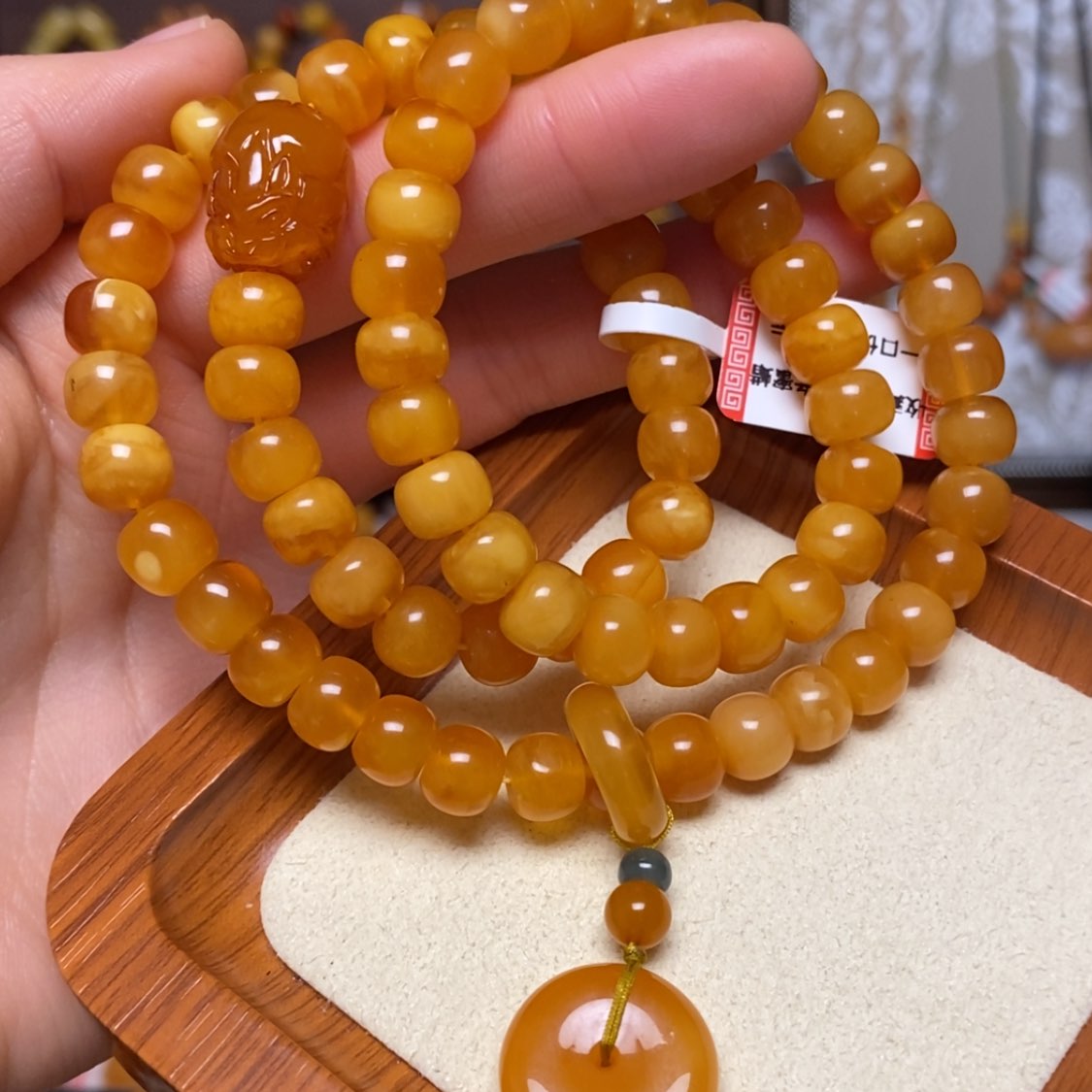 【闪购商品】手链蜜蜡未镶嵌手串