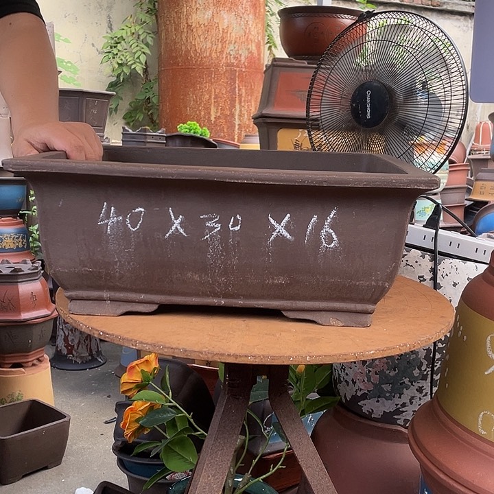 40素面马槽花盆紫砂花盆紫砂