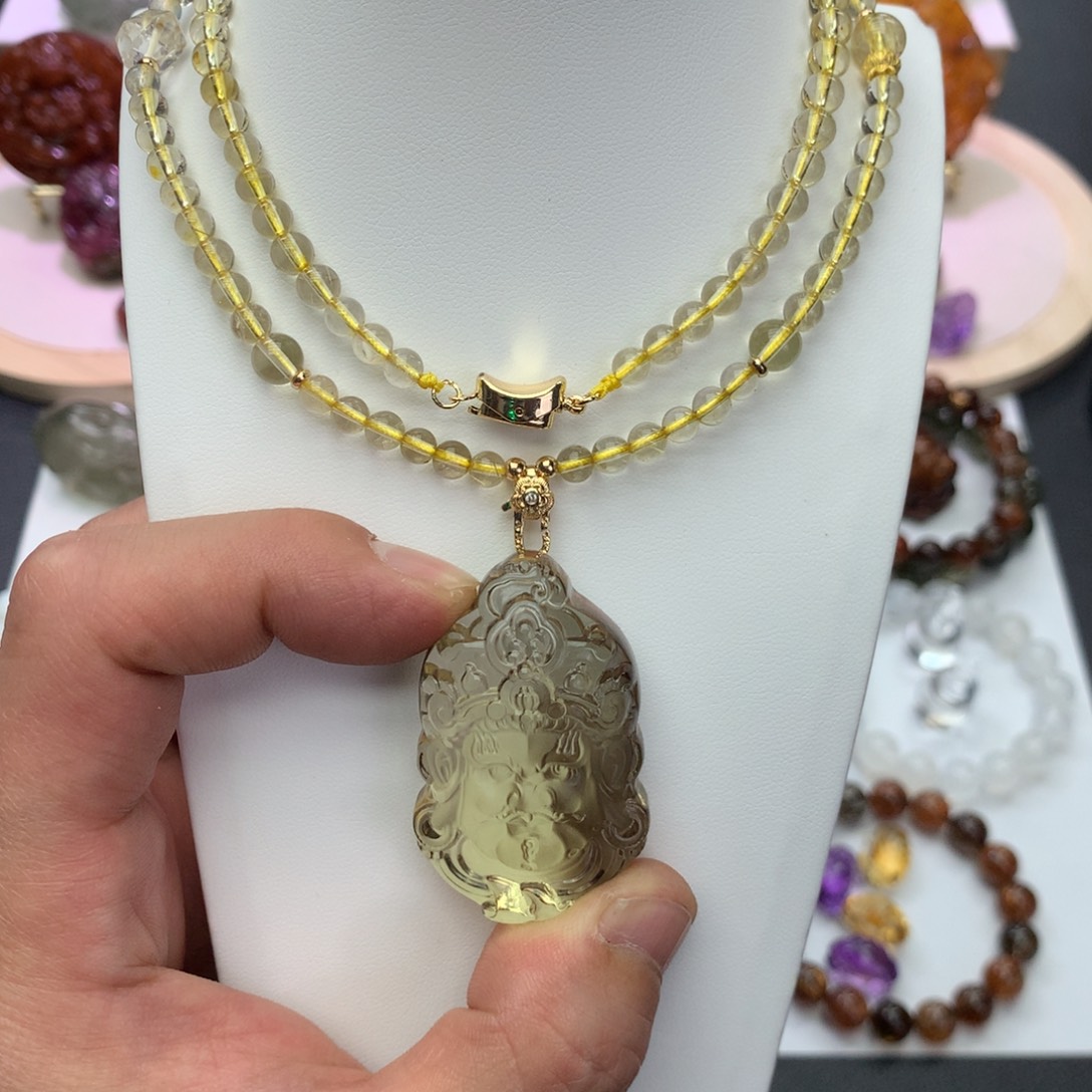 颈饰水晶未镶嵌吊坠