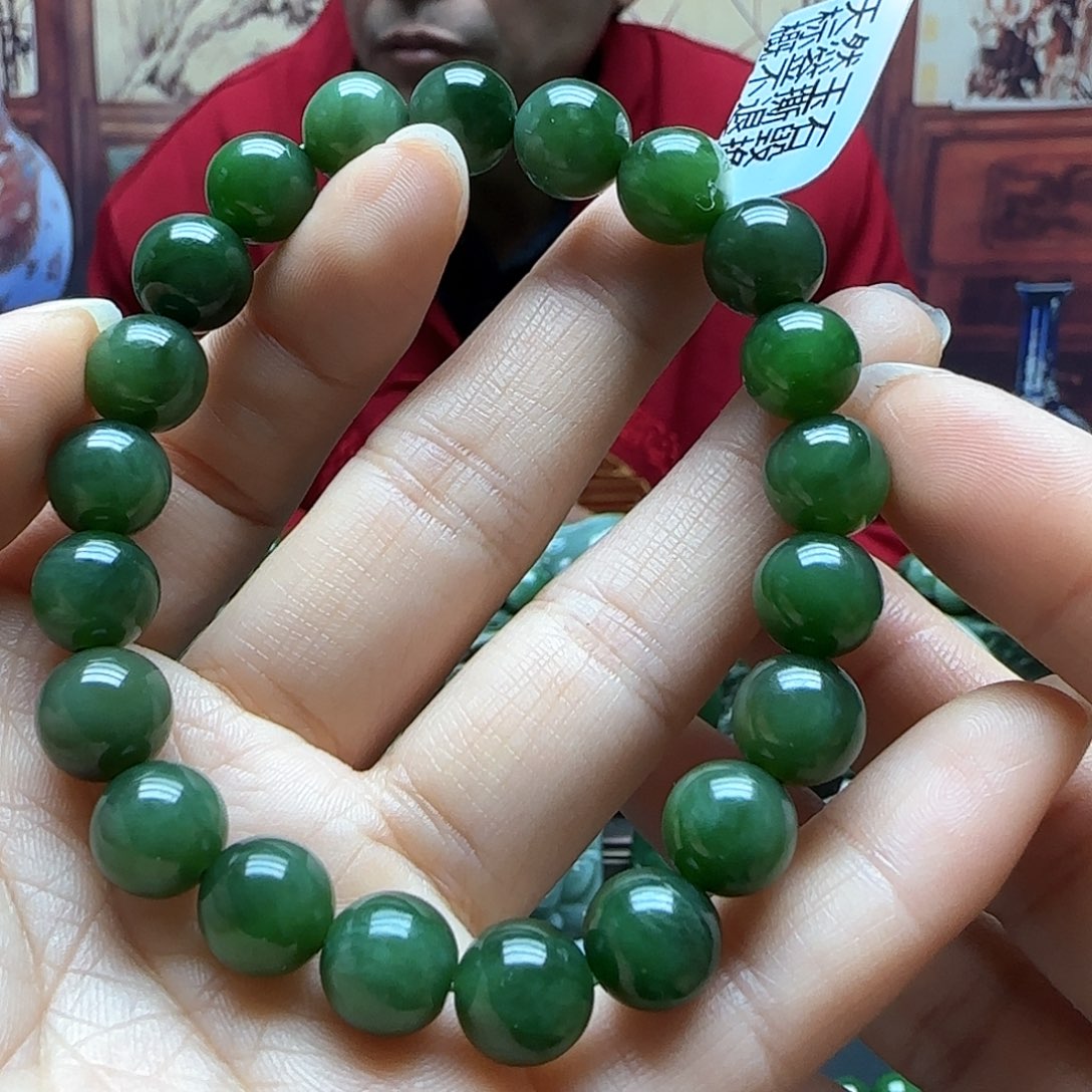 和田玉手串未镶嵌