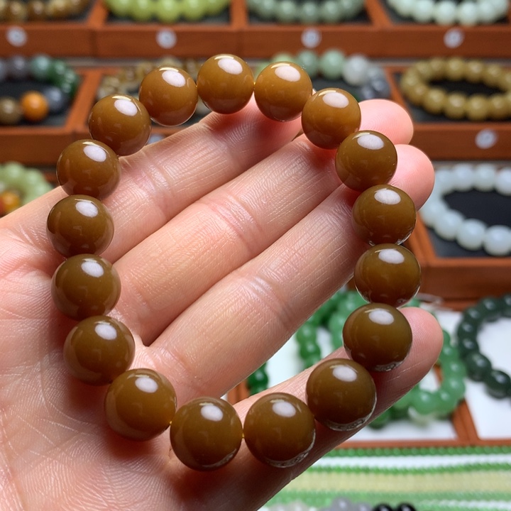 和田玉手串未镶嵌