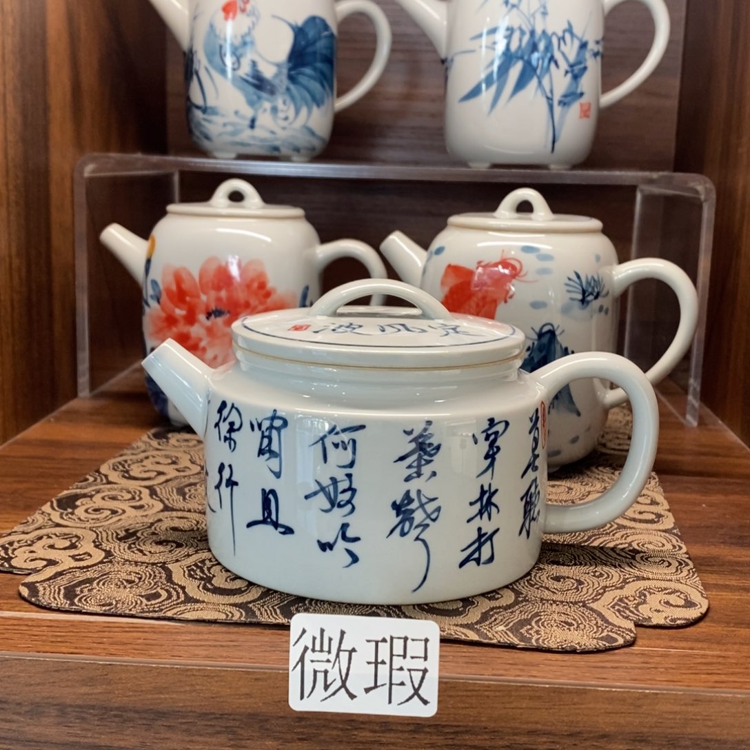 釉下彩手工绘制手工绘制