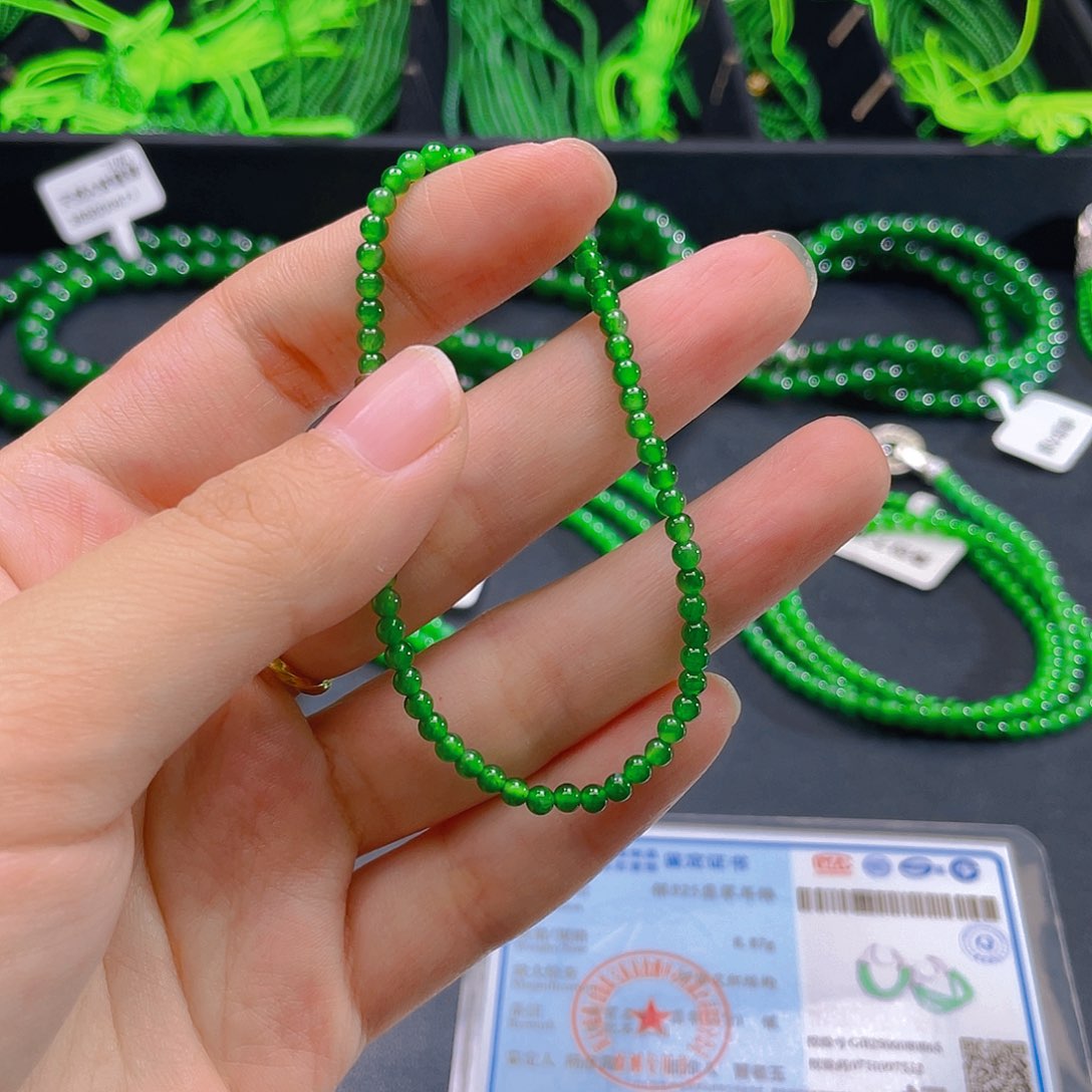 翡翠未镶嵌颈饰888888