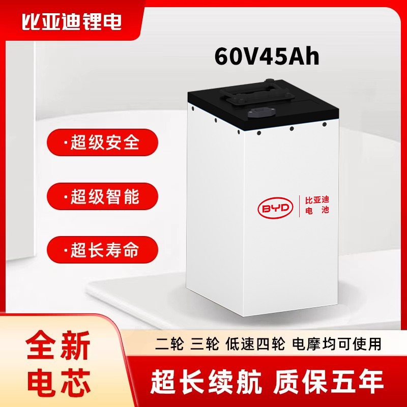 BYD比亚迪60V45Ah磷酸铁锂电池