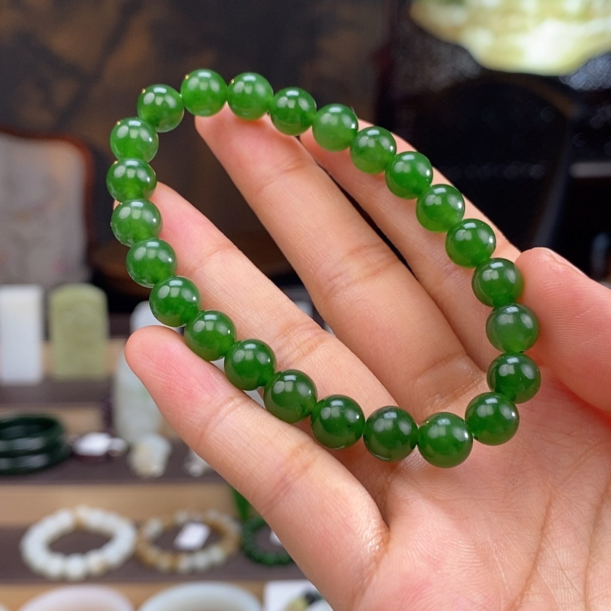 【闪购商品】和田玉手串未镶嵌