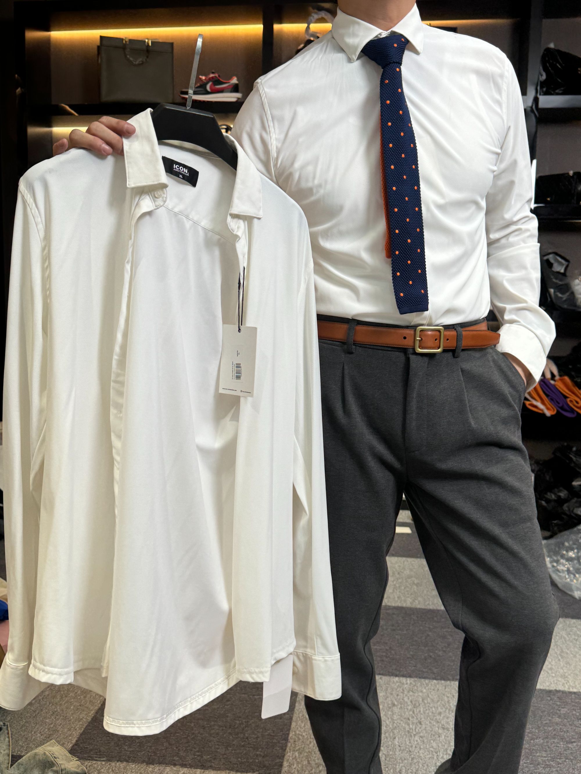 30213-男士长袖衬衫夏季薄款透气休闲商务百搭正装衬衫