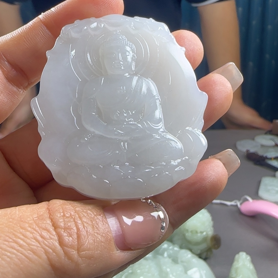和田玉未镶嵌吊坠(不含链)