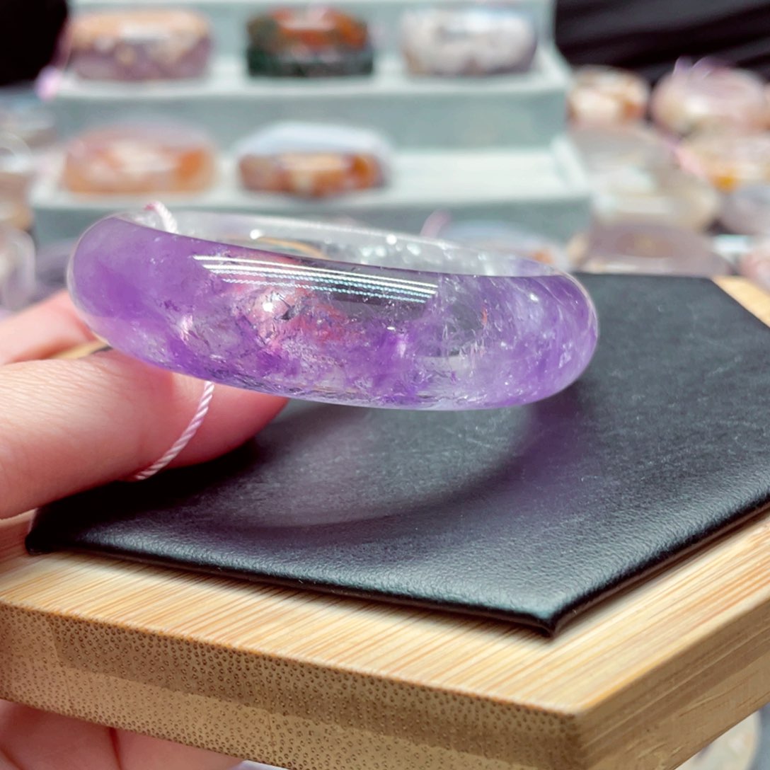 紫晶手镯未镶嵌轻*3