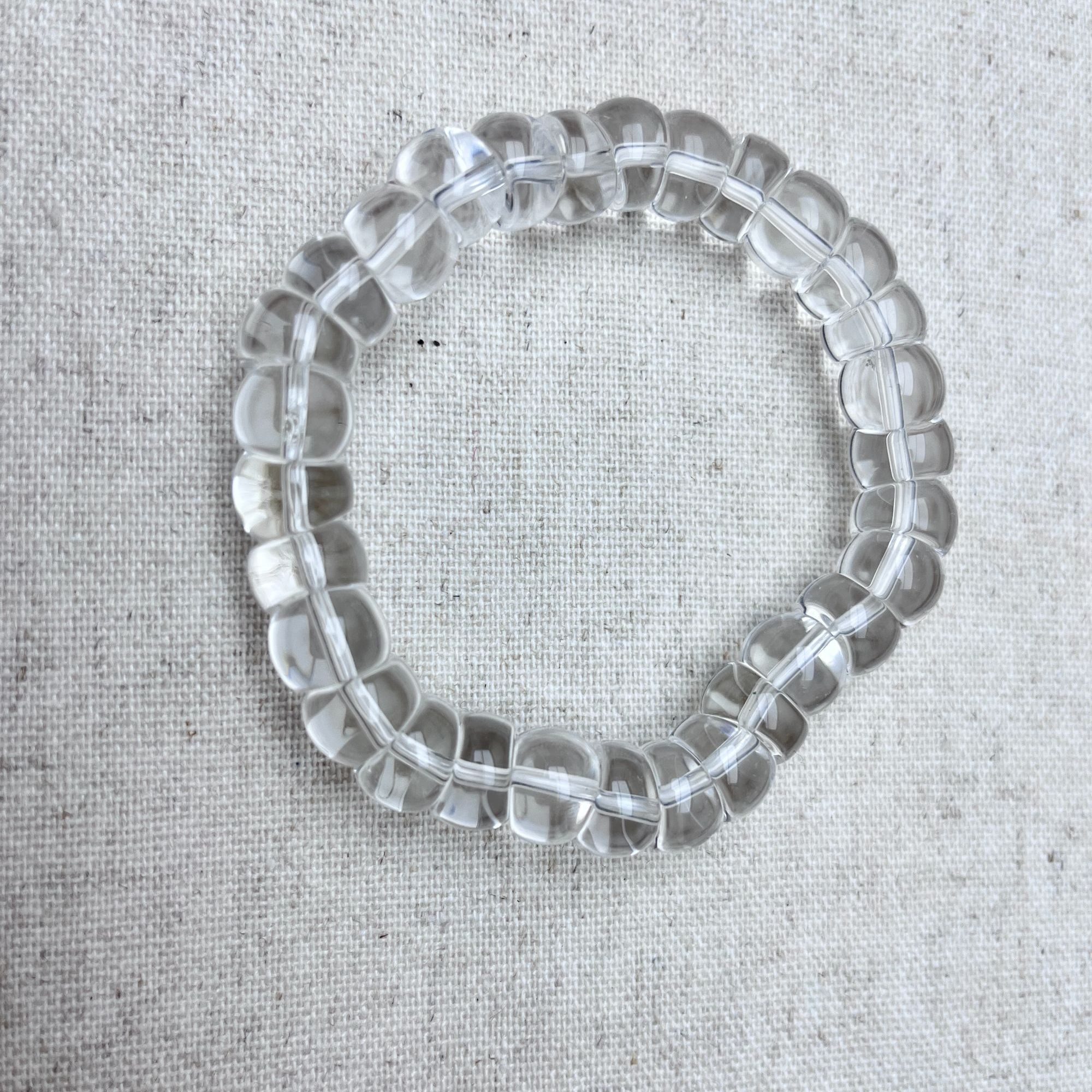 星球寄语珠宝  白水晶大肠单圈