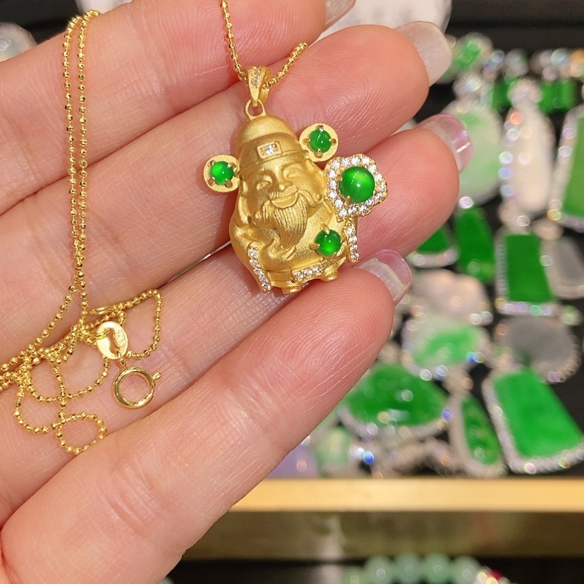 【闪购商品】颈饰未镶嵌翡翠天然翡翠