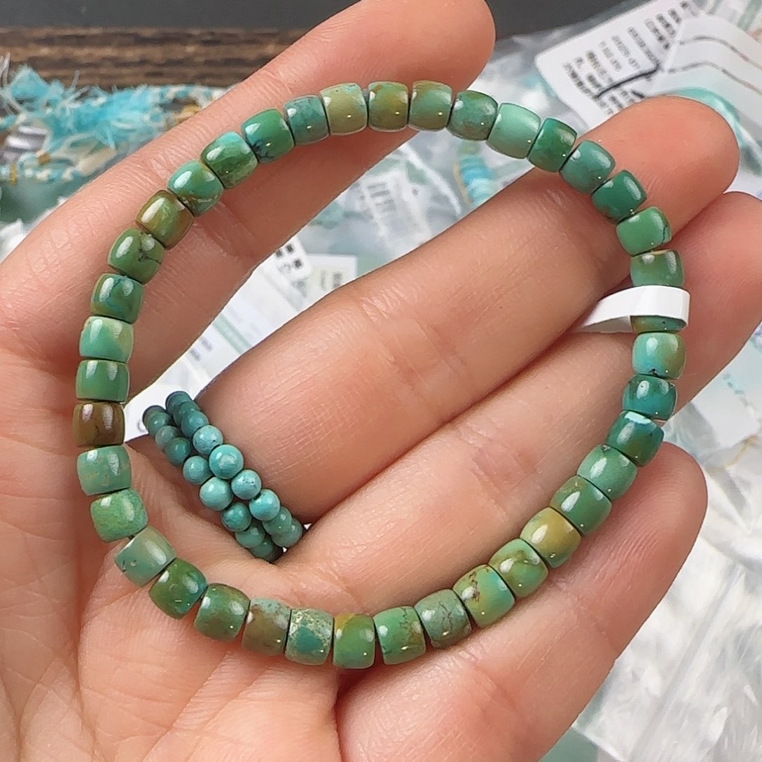绿松石珠宝半成品未镶嵌