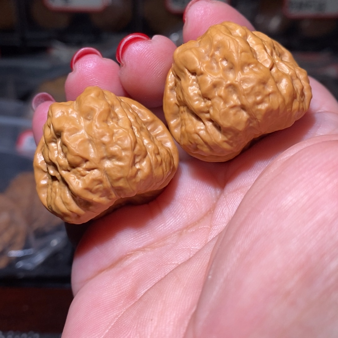 把件文玩核桃33-肚35蛤蟆头