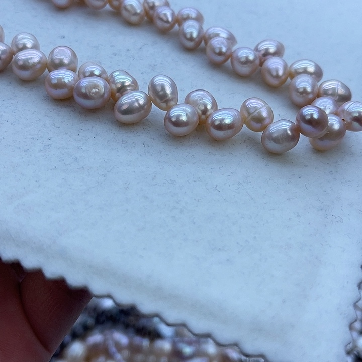 淡水珍珠项链658银S925镶嵌