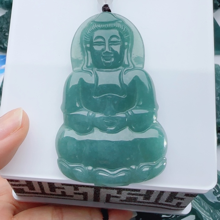 翡翠未镶嵌颈饰多样性发货天然A货翡翠