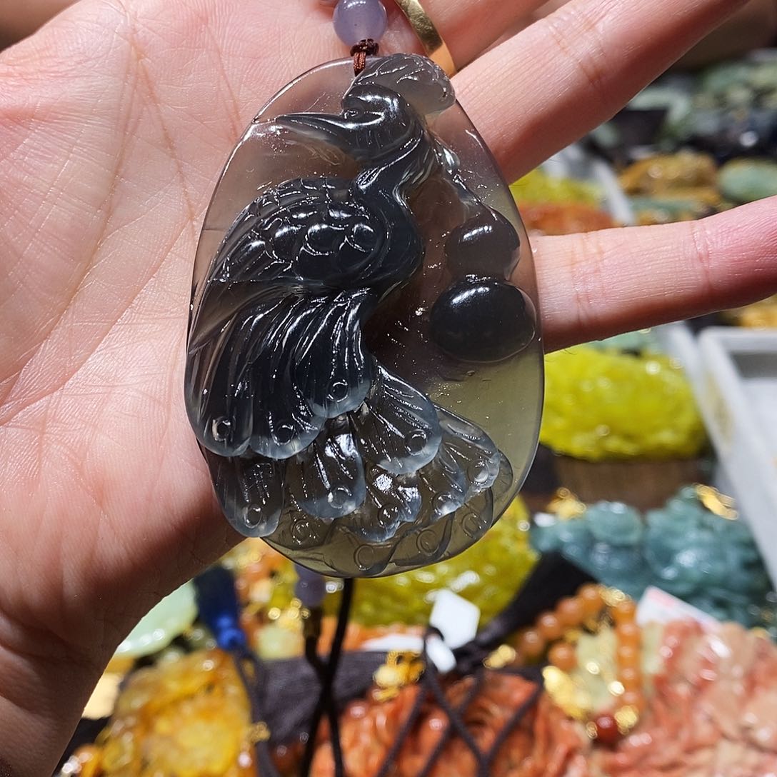未镶嵌岫玉毛衣链