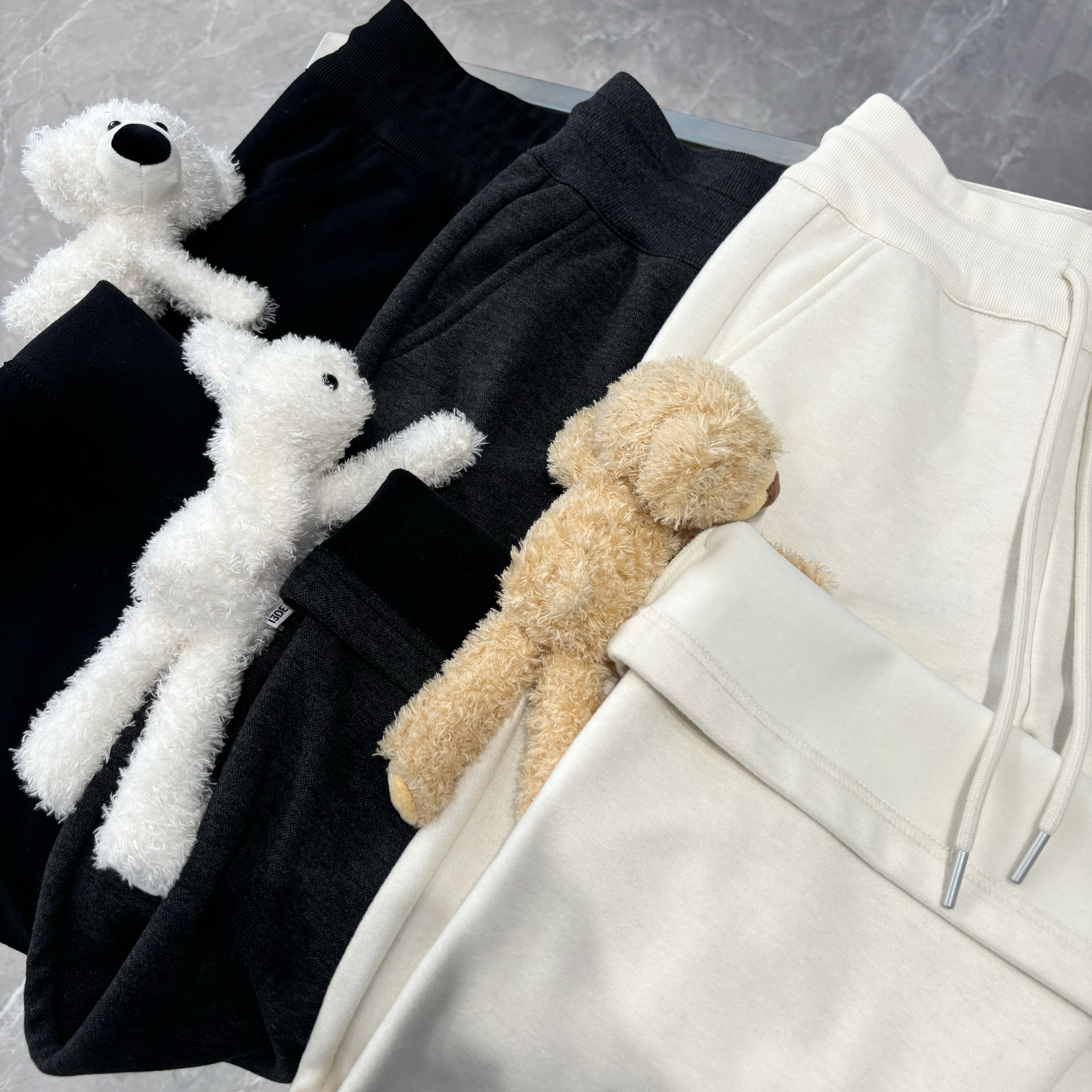 【YU·PP】（051）小众千金慵懒感小熊抱抱加绒休闲裤（P0152）