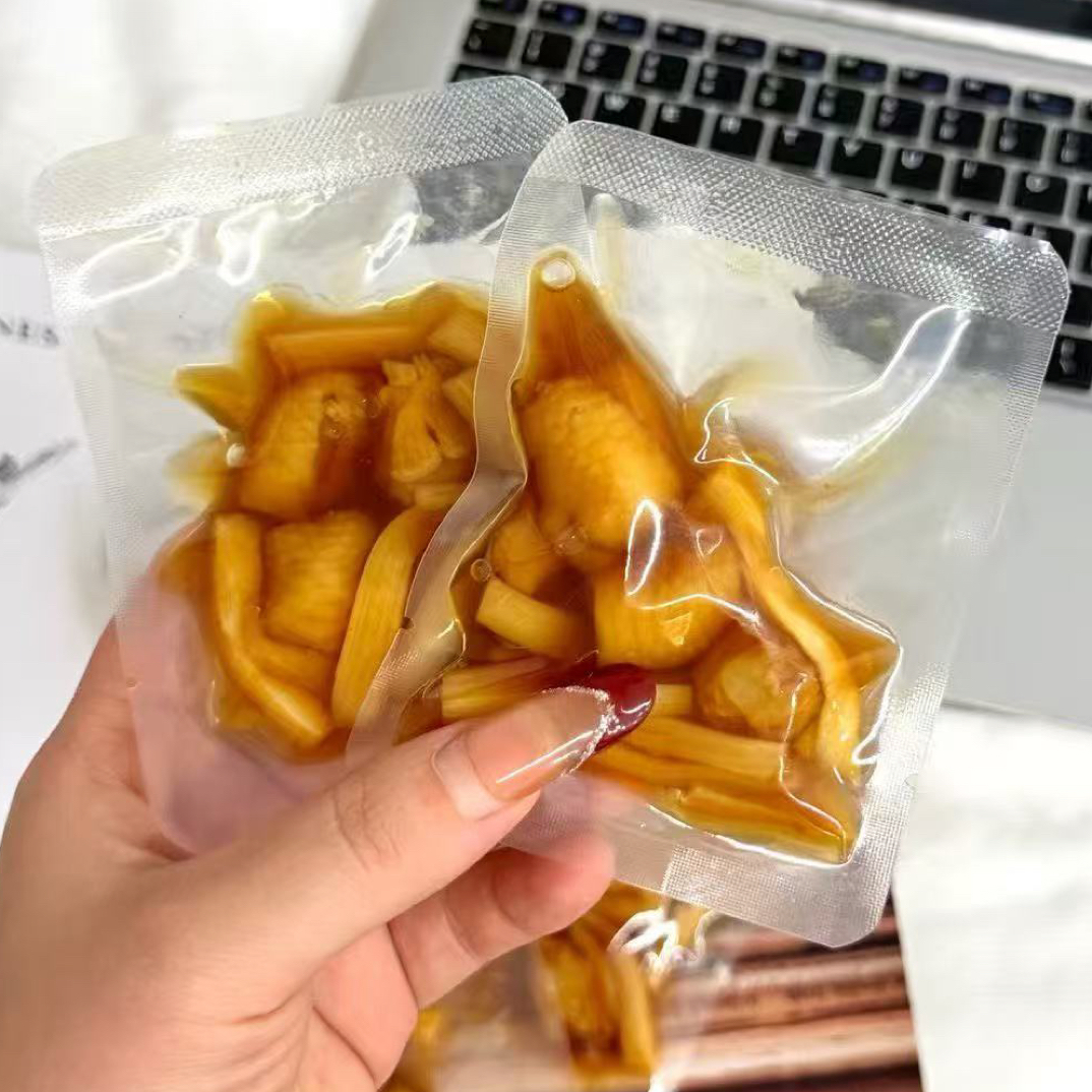 脆笋去骨鸡脚筋独立小包装休闲零食开袋即食好吃美味