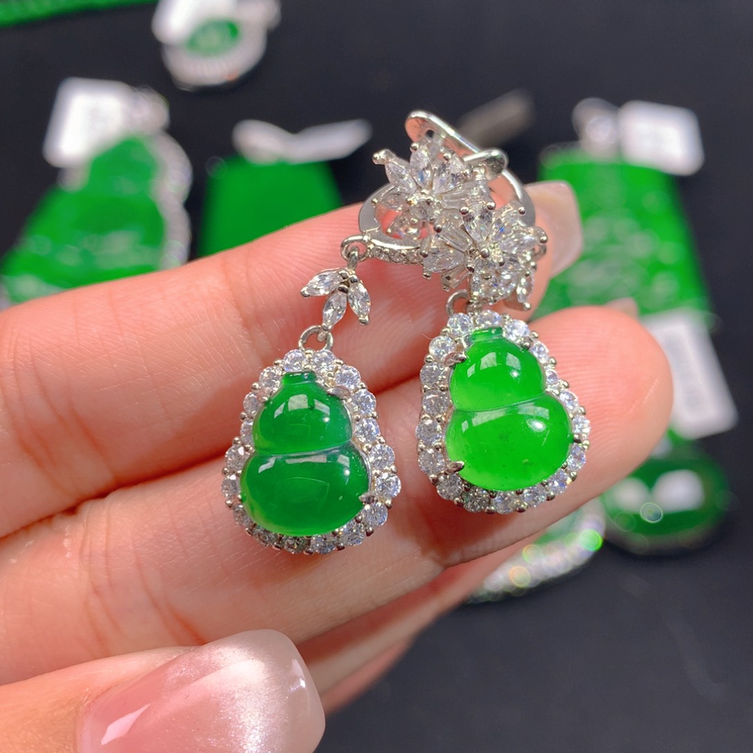 翡翠颈饰银S925镶嵌11111111