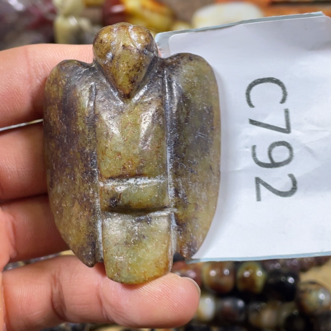 和田玉吊坠(不含链)未镶嵌