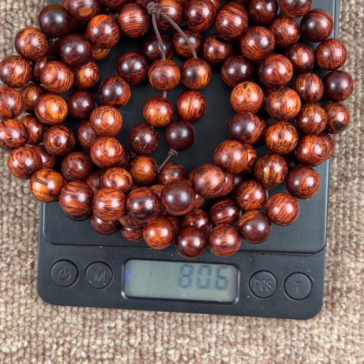 温***L木海南红降黑金10多圈妖纹精品福利