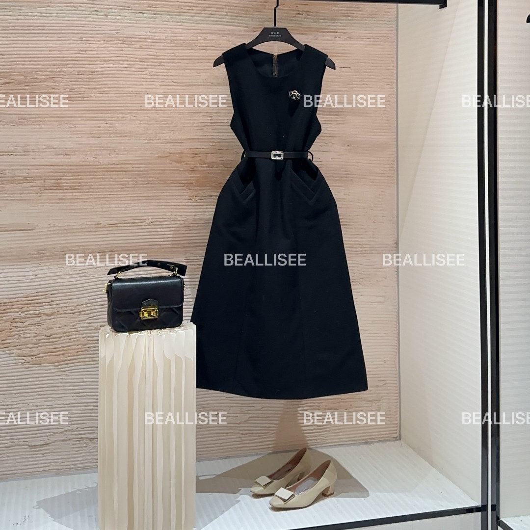 【宠粉价】秋冬新款无袖显瘦国风时尚宽松连衣裙W-A1610