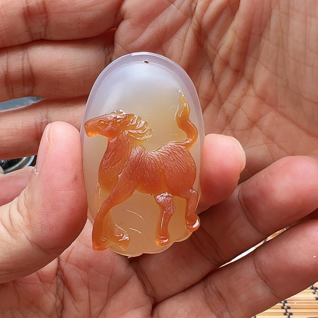 未镶嵌玛瑙/玉髓珠宝半成品