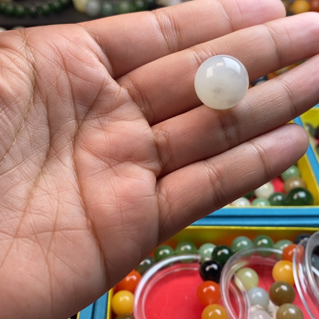 和田玉未镶嵌珠宝奇石卡16紫白y