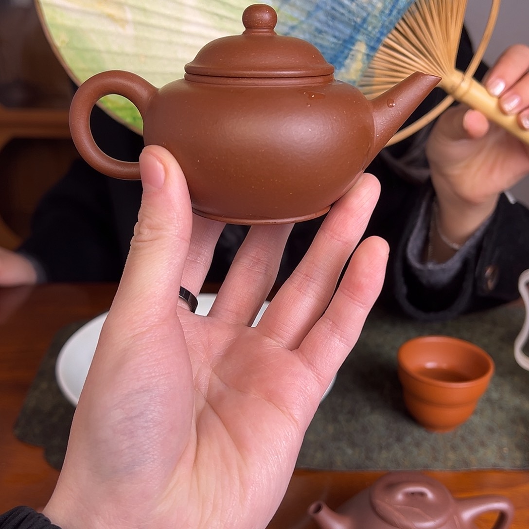 茶壶紫砂水平 底槽清 150cc