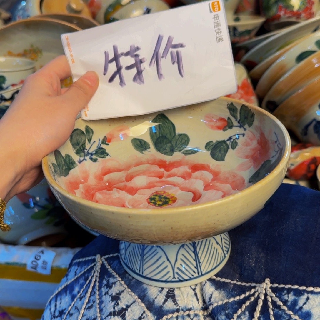 瓷片景德镇陶瓷手工手绘