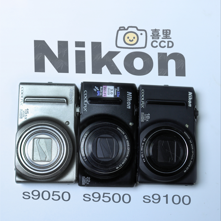 95新 Nikon/尼康 S系列长焦机合集S9100 S9500 S9050玩风景入