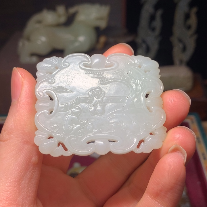 和田玉挂件未镶嵌