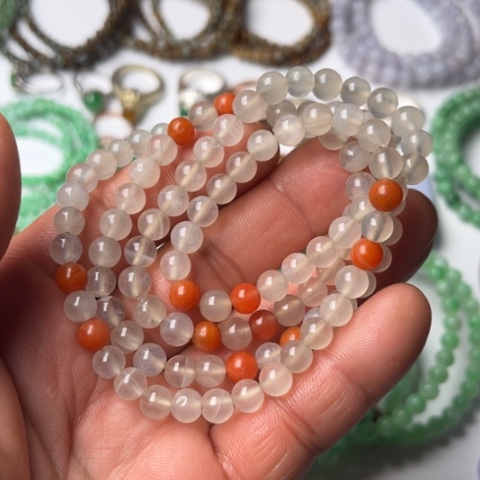 定制翡翠未镶嵌翡翠手镯项链